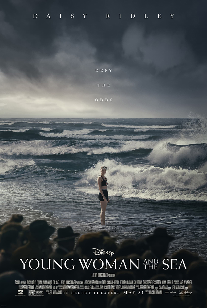 Young Woman And The Sea Poster